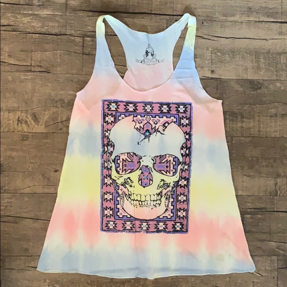 Bear Dance Tie Dye Tank Top